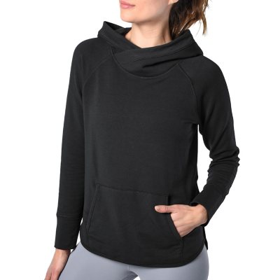  Member's Mark Women's Favorite Soft Funnel Neck Pullover, Black  Soot Heather (Small) : Clothing, Shoes & Jewelry