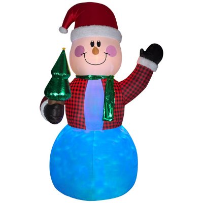 Airblown Inflatable Projection Lightshow Snowman Sam's Club