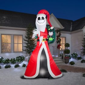 The Nightmare Before Christmas Pre-lit 10' Inflatable Jack Skellington