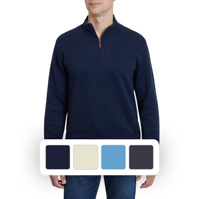 Men's Bedford Rib Quarter Zip Sweater