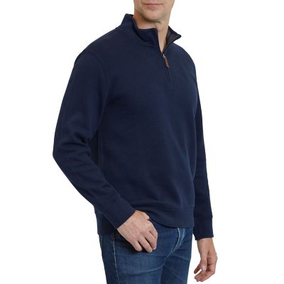 Lands' End Men's Bedford Rib Quarter Zip Pullover - Sam's Club