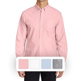 Lands' End Men's Long Sleeve Linen Blend Shirt