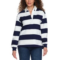 Lands' End Women's Rugby Polo Top
