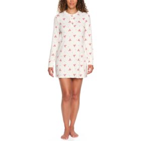 Loft Women's Henley Pointelle Sleep Dress