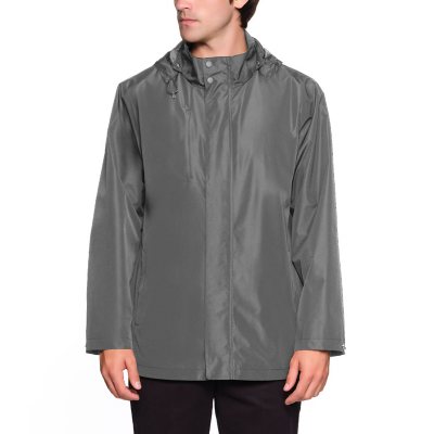 Lands' End Men's Rain Jacket GreyS:- S, Grey