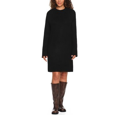 LANDS' END SWEATER DRESS - BLACK XXL:- XXL, Black - Online Only