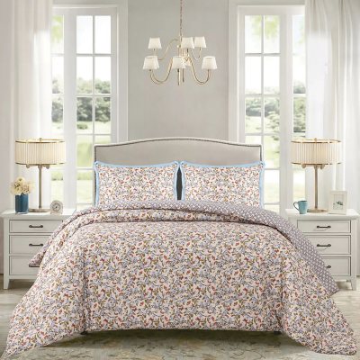 VERA BRADLEY 3PC COMFORTER SET:- Forever Growing, King