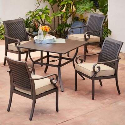 Royal Garden Monte Carlo 5 Piece Patio Dining Set Various Colors