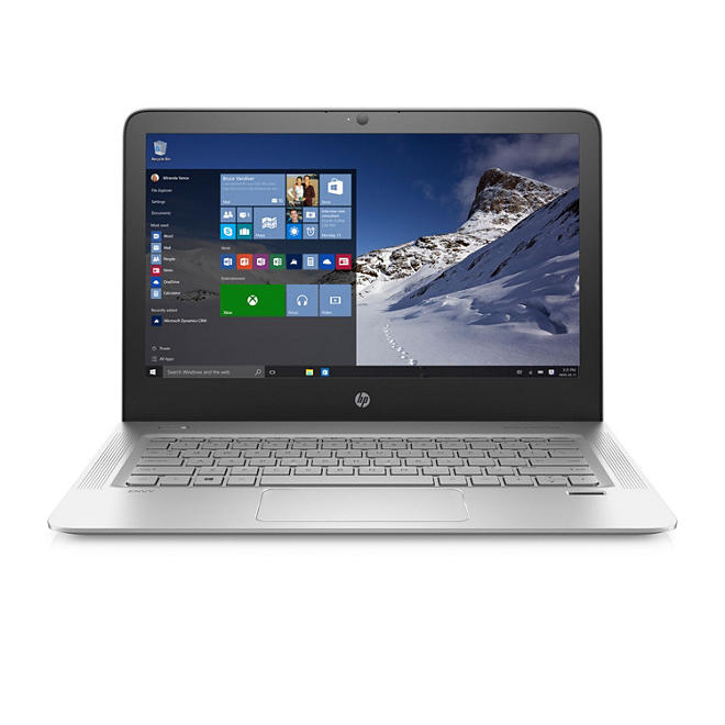 HP Envy 13.3" Notebook, Intel Core i7-7500U Processor, 8 GB RAM, 256 GB SSD, B & O Audio, Windows 10