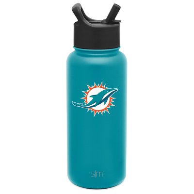 NFL Licensed Miami Dolphins Reusable Foldable Water Bottle