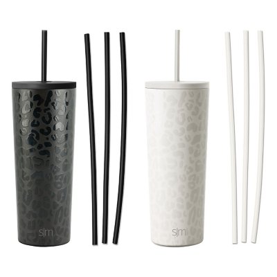 Simple Modern 2pack 24oz Stainless Steel Classic with Six Bonus Straws (Assorted Colors) - Sam's Club