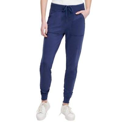 Navy Pull-On French Terry Pants