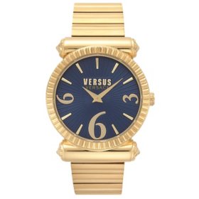 Versus Versace Women's Republique Gold-Tone Stainless Steel Bracelet Watch, 38mm