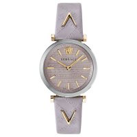 Versace Women's V-Twist Pink Leather Strap Watch, 36mm		