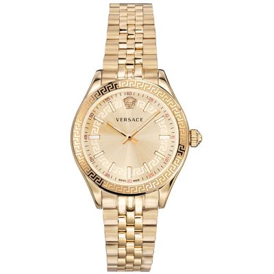 Versace Hellenyium Swiss Quartz Gold Bracelet Women s Watch 36mm