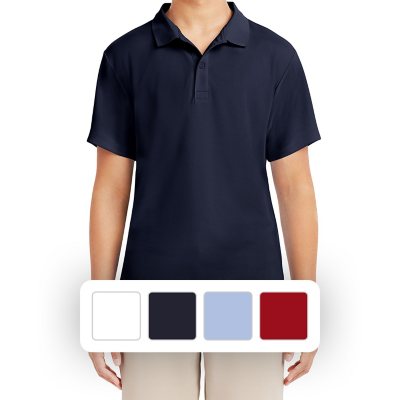 Nautica Young Mens Uniform Polo Navy XXL:- Navy, XXL