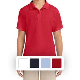 Nautica Young Men's Uniform Performance Polo