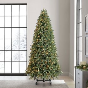 Evergreen Classics Grow and Stow 7'-9' Color Changing LED Sonoma Fir Tree