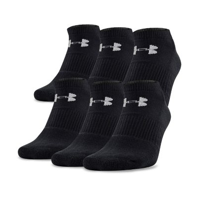 Under Armour Charged Cotton 2.0 No Show Socks, 6 Pack - Sam's Club