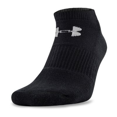 Under Armour Mens Charged Cotton 2.0 No Show Socks (6 Pack)