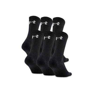 Under Armour 6 Pack Charged Cotton 2.0 Crew Sock Sam s Club