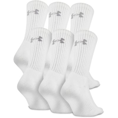 Under Armour Charged Cotton 2.0 Crew Socks, 6 Pack - Sam's Club