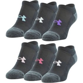 Under Armour Women's 6 Pack Cushion No Show Sock