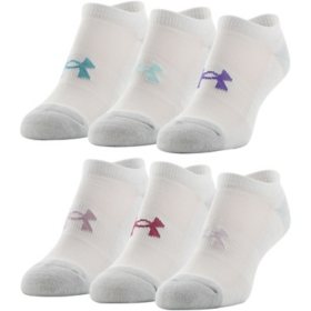 Under Armour Women's 6 Pack Cushion No Show Sock