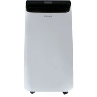 Amana Portable Air Conditioner with Remote Control in White/Black - Rooms up to 500-Sq. Ft.