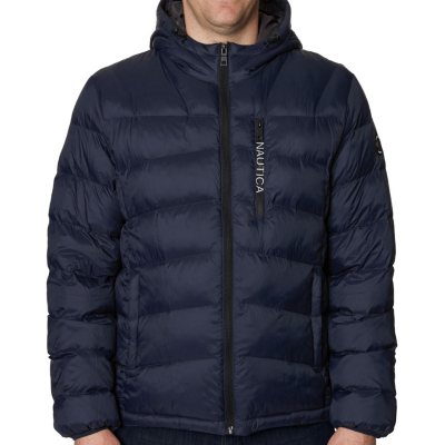 Mens nautica puffer coat best sale