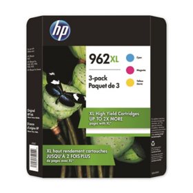 HP 962XL High Yield 3 Pack Cyan/Magenta/Yellow Original Ink Cartridge