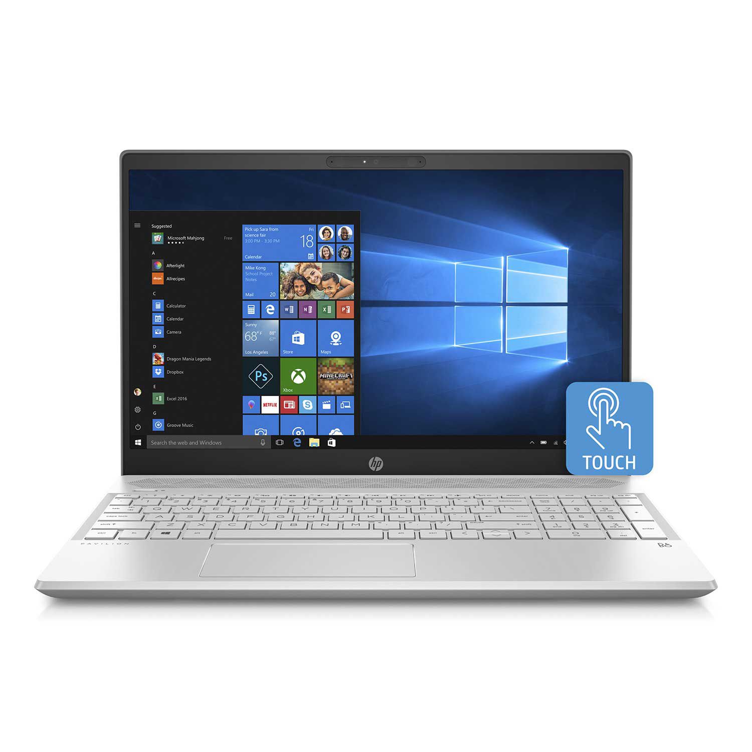 HP 15-cs0082cl Touch 15.6″ Laptop, 8th Gen Quad-core Core i7, 24GB RAM (16GB Intel Optane + 8GB RAM), 1TB HDD