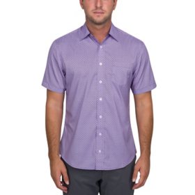 Nick Graham Men's Printed Woven Short Sleeve Shirt