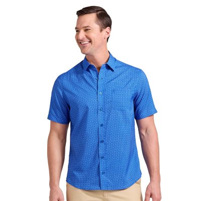 Nick Graham Short Sleeve Shirt Blue XS:- Blue - Online Only, XS