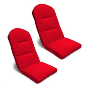 Sunbrella 20" x 45.5" Polywood Adirondack Outdoor Chair Cushions, Set of 2