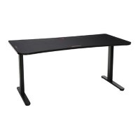 RESPAWN 63" Gaming Table with Gaming Mouse Pad, Gaming Computer Desk, in Black (RSP-1063-BLK)