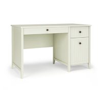 Quarters & Craft High Tide Collection Home Office 47" Computer Desk, in Weathered White (QC47BWH)