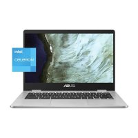 ASUS - 14" HD Chromebook - Intel Celeron N3350 - 4GB DDR4 - 64GB eMMC - Nano-Edge Display - Chrome OS