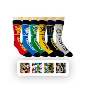 Character 6-Pack Casual Crew Sock