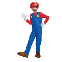 Disguise Mario Gamer Costume (Assorted Sizes)