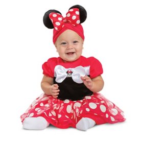 Disguise Minnie Mouse Red Posh Infant Halloween Costume (Assorted Sizes)