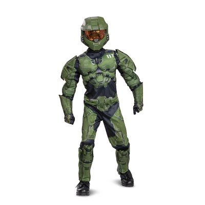 Disguise Boys' Halo Master Chief Deluxe Costume (Assorted Sizes) - Sam ...