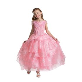 Universal Pictures Wicked Glinda Pink Kids Prestige Gown Costume		