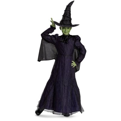 Universal Pictures' Wicked Elphaba Kids Prestige Gown Costume:- L (10-12)
