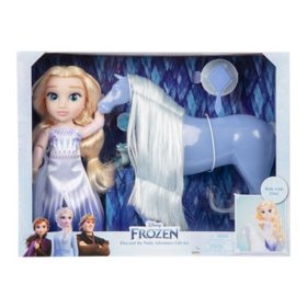 Disney's Frozen Elsa the Snow Queen Articulated Toddler Doll with Water Nokk