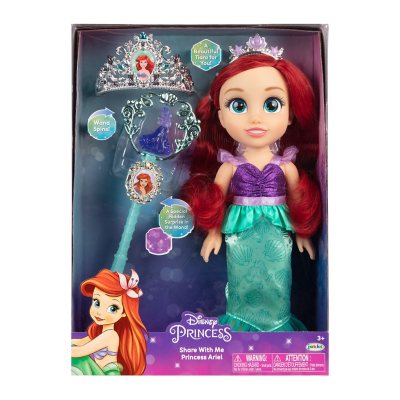 Disney Princess Share with Me Ariel Toddler Doll with Child-sized ...