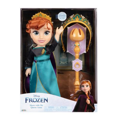 Frozen Share with Me Queen Anna Toddler Doll with Child-sized Accessories -  Sam's Club