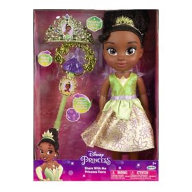 Disney Princess Share with Me Tiana Toddler Doll with Child-sized Accessories