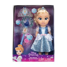 Disney Princess Share with Me Cinderella Toddler Doll with Child-sized Accessories
