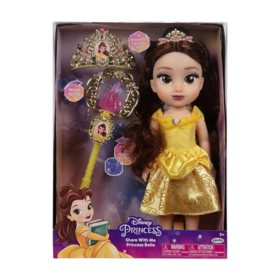 Disney Princess Share with Me Belle Toddler Doll with Child-sized Accessories